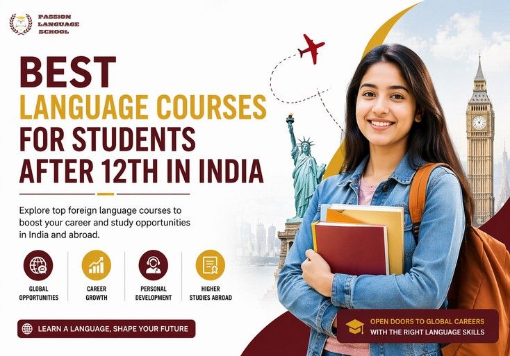Best Language Courses for Students after 12th in India
