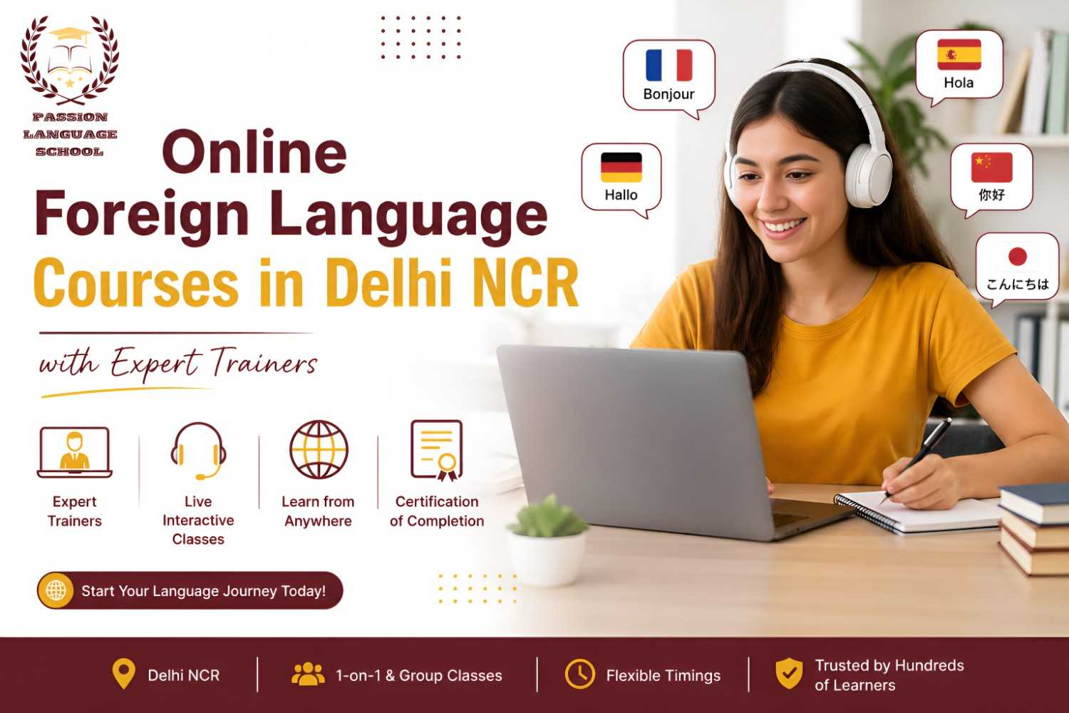 Online Foreign Language Courses in Delhi NCR