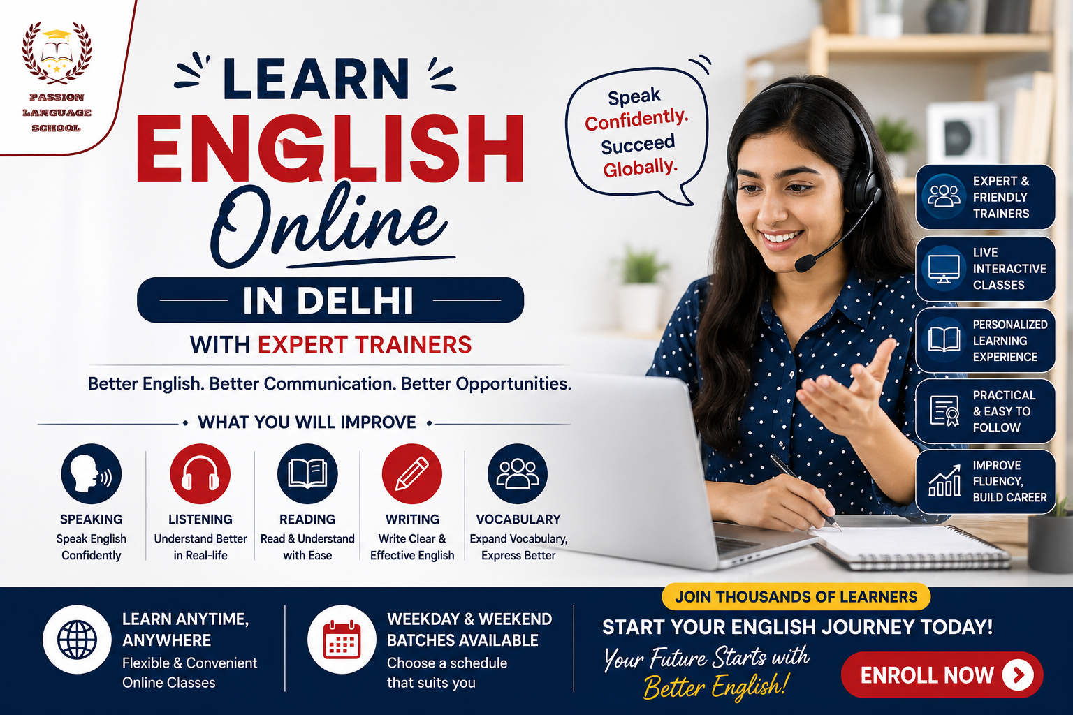 Learn English Online in Delhi