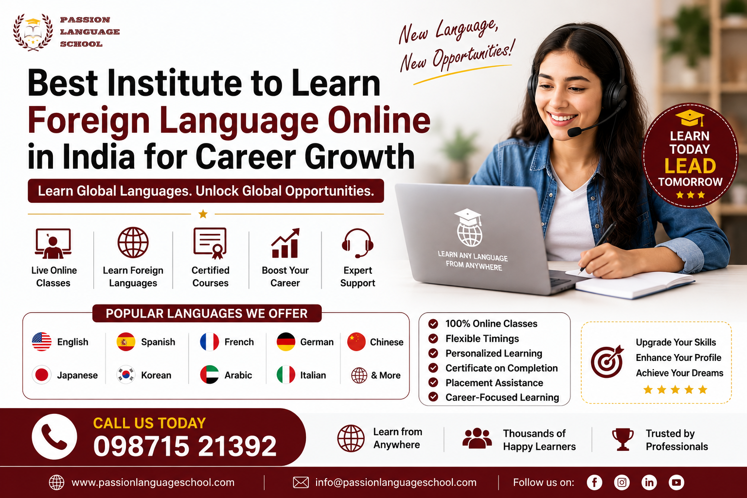 Learn Foreign Language Online in India