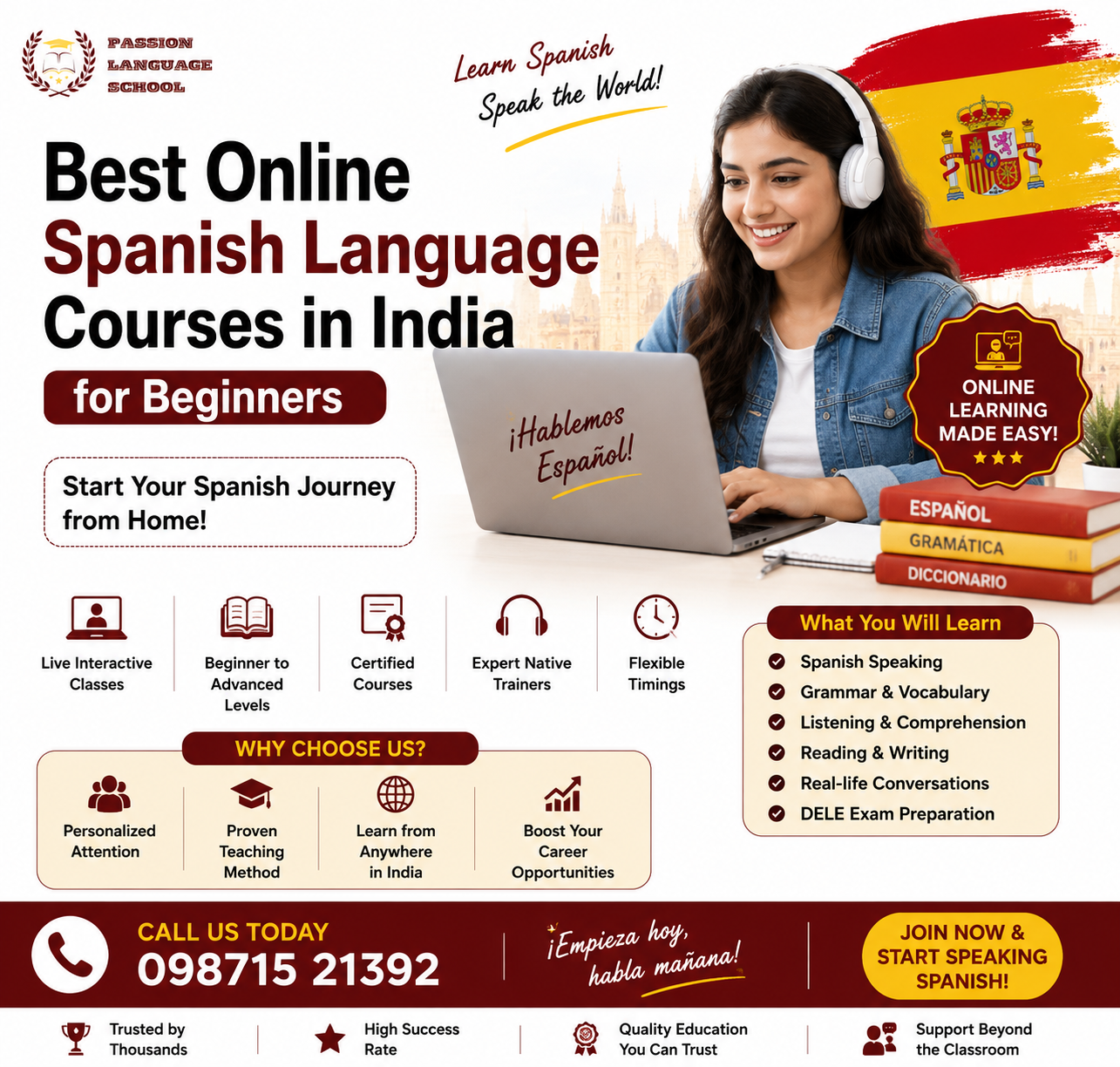 Online Spanish Language Courses in India